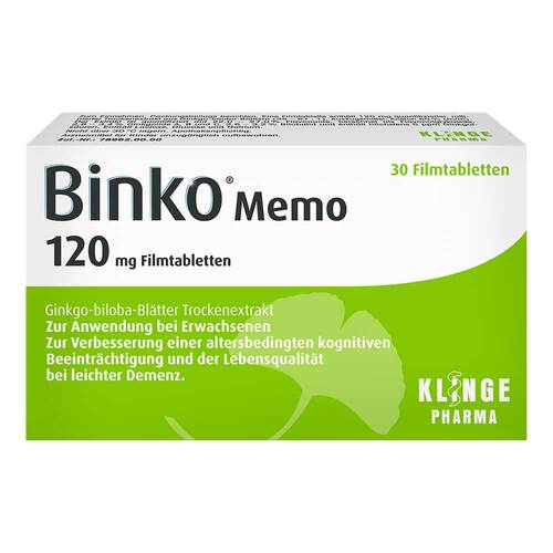 Binko® Memo 120 mg Filmtabletten - 1