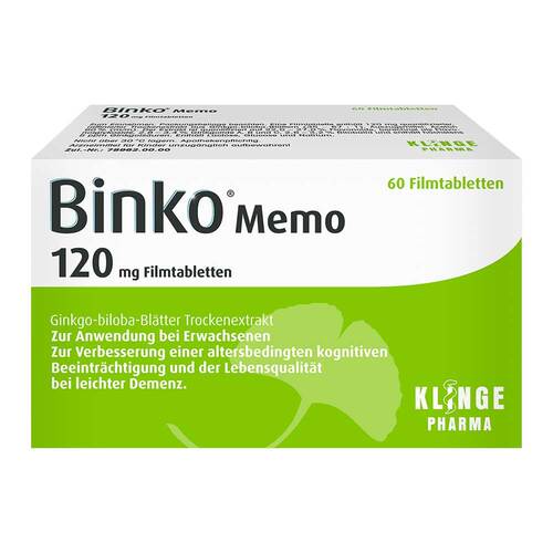 Binko® Memo 120 mg Filmtabletten - 1