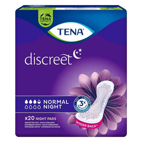 TENA® discreet Normal Night Einlagen bei Inkontinenz - 1