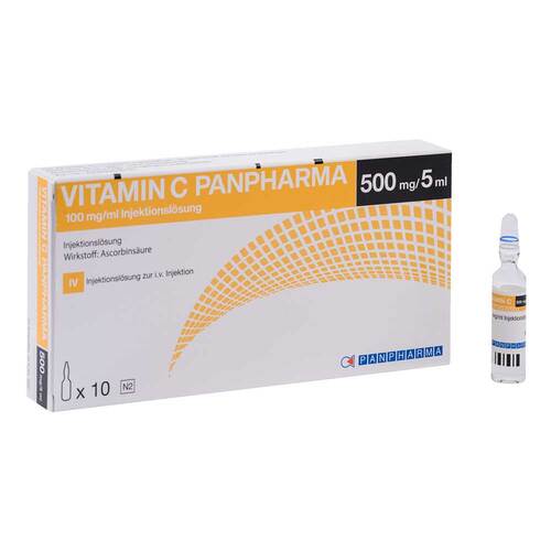 Vitamin C Panpharma 100 mg / ml Injektionsl&ouml;sung - 1
