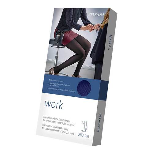 Belsana work AD S nachtblau mit Spitze  - 1