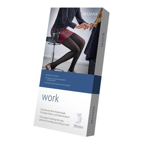 Belsana work AD M schwarz mit Spitze  - 1