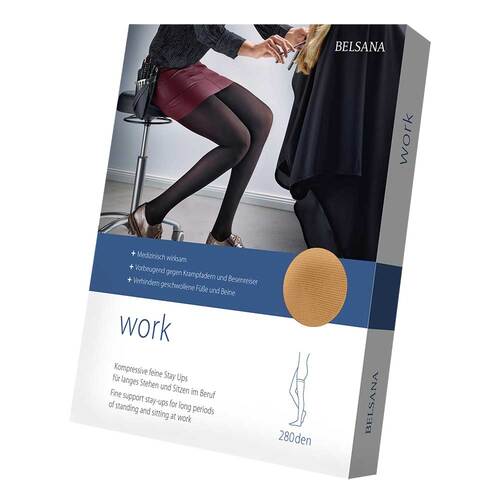 Belsana work AG M grap.Stayups make-up mit Spitze  - 1