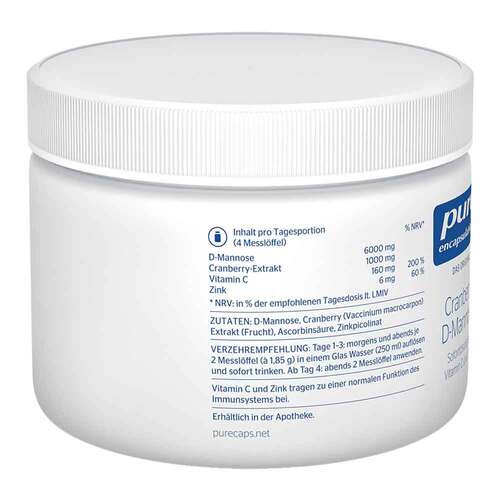 Pure Encapsulations Cranberry D-Mannose Pulver - 3