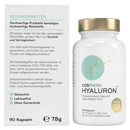 Cosphera Hyalurons&auml;ure Kapseln 500 mg - 3