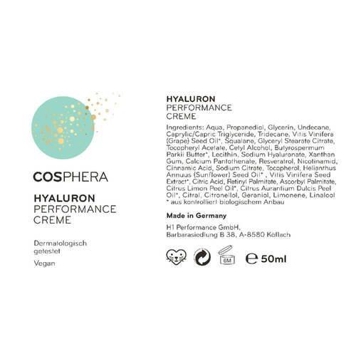 Cosphera Hyaluron Performance Creme - 3