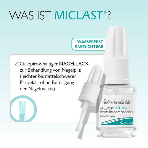 Miclast 80 mg / g wirkstoffhaltiger Nagellack - 2