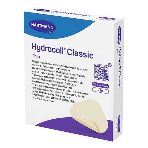 Hydrocoll thin Wundverband 7,5x7,5 cm - 1