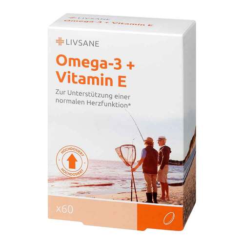 Livsane Omega-3 + Vitamin E Neu Weichkapseln - 1