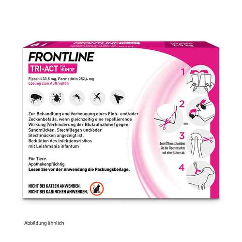 FRONTLINE TRI-ACT® gegen Zecke, Floh und fliegende Insekten bei Hunden (2-5kg) - 7