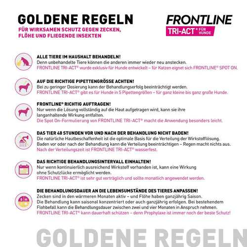 FRONTLINE TRI-ACT® gegen Zecke, Floh und fliegende Insekten bei Hunden (5-10kg) - 6