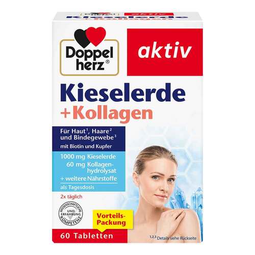 Doppelherz Kieselerde + Kollagen Tabletten - 1