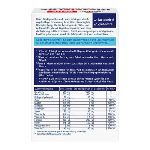 Doppelherz Kieselerde + Kollagen Tabletten - 4