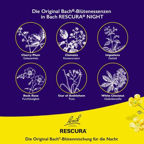 Bachbl&uuml;ten Original Rescura Night Tropfen alkoholfrei - 5