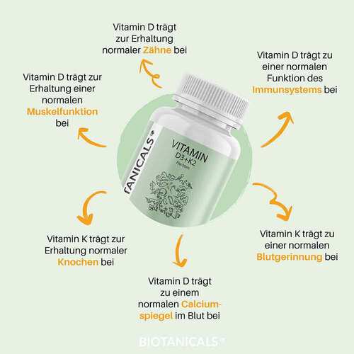 Biotanicals Vitamin D3 + K2 Kapseln - 5