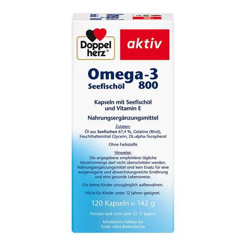 Doppelherz Omega-3 Seefisch&ouml;l 800 aktiv Kapseln - 3