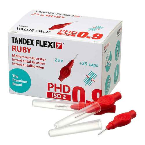 Tandex Flexi Interdentalb&uuml;rste ruby red PHD0.9 / ISO2 - 1