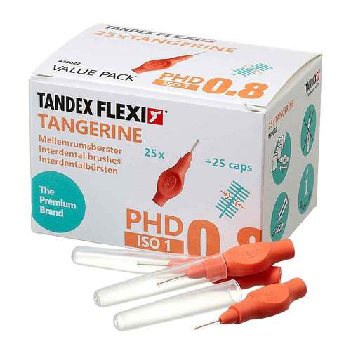 Tandex Flexi Interdentalb&uuml;rste tangerine orange PHD0.8 / ISO1 - 1