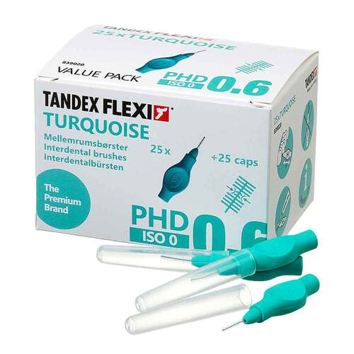 Tandex Flexi Interdentalb&uuml;rste turquoise PHD0.6 / ISO0 - 1