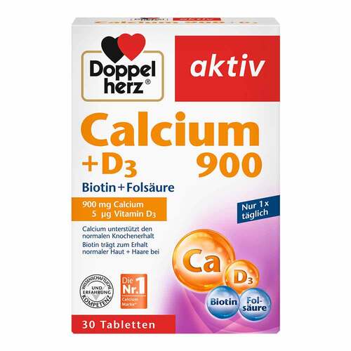 Doppelherz Calcium 900 + D3 Tabletten - 1