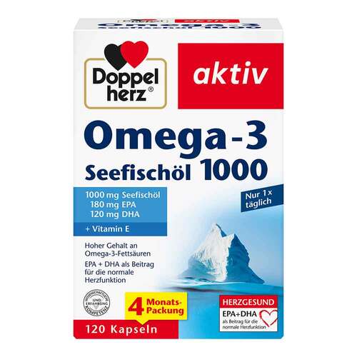 Doppelherz Omega-3 Seefisch&ouml;l 1000 Kapseln - 1