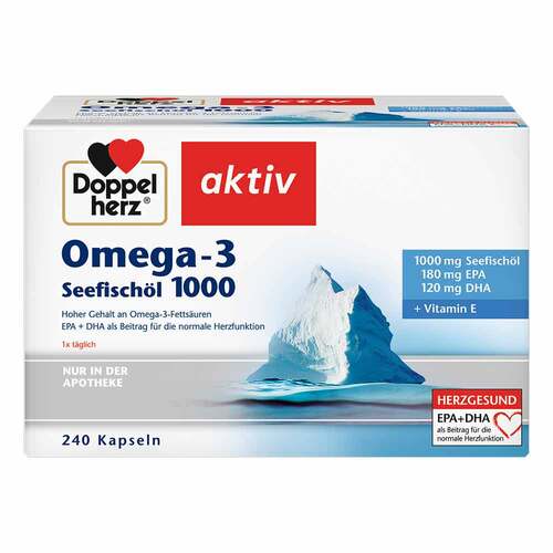 Doppelherz Omega-3 Seefisch&ouml;l 1000 Kapseln - 1