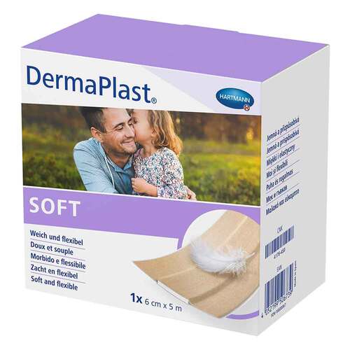 Dermaplast Soft Pflaster 6 cmx5 m - 1