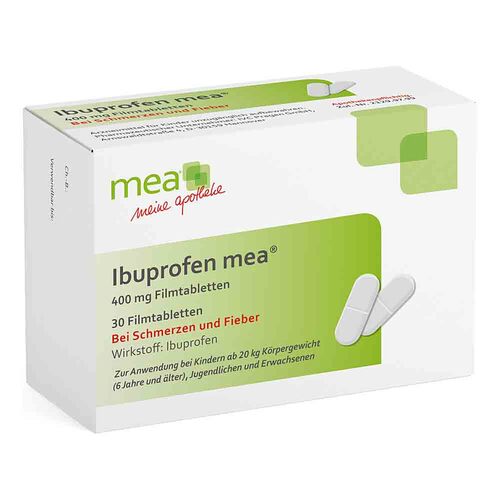 Ibuprofen mea 400 mg Filmtabletten - 1