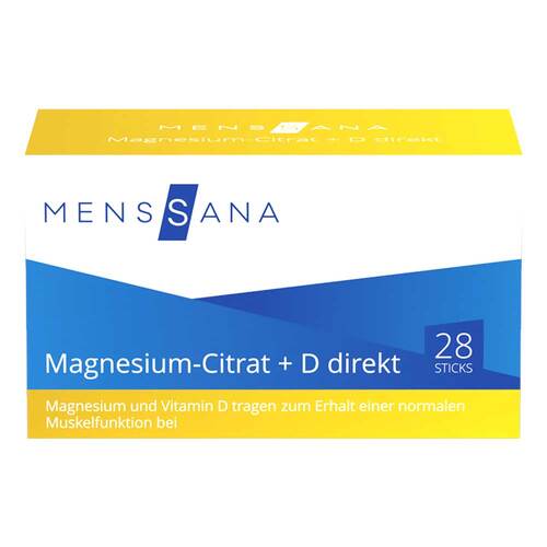 Magnesiumcitrat + D direkt Menssana Pulver - 1