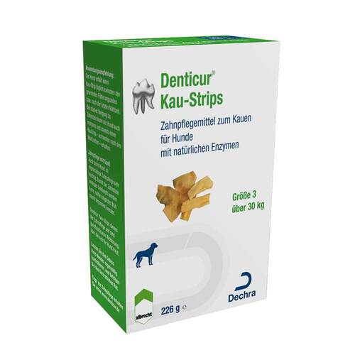 Denticur Kau-Strips Gr&ouml;&szlig;e 3 f&uuml;r Hunde &uuml;ber 30 kg - 1