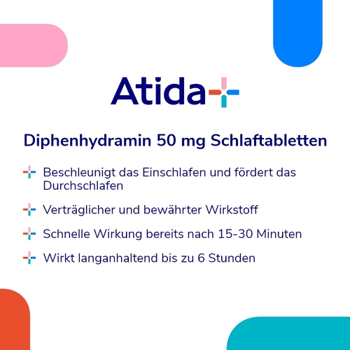 Diphenhydramin Atida+ 50 mg Schlaftabletten - 2