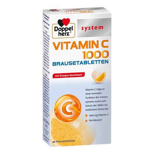 Doppelherz Vitamin C 1000 system Brausetabletten - 1