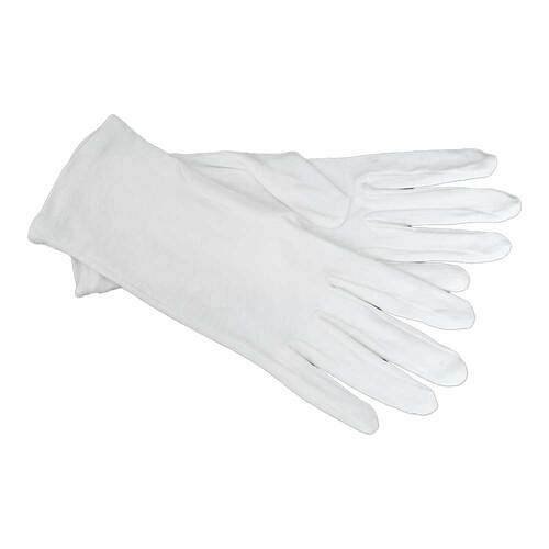 Baumwollhandschuhe Gr&ouml;&szlig;e S rohwei&szlig; 1 Paar - 1