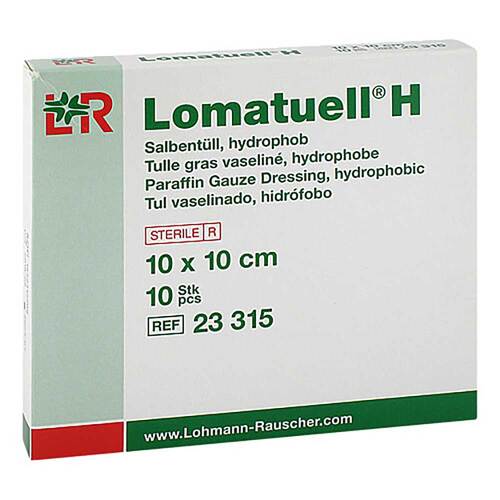 Lomatuell H Salbent&uuml;ll 10x10 cm steril - 1