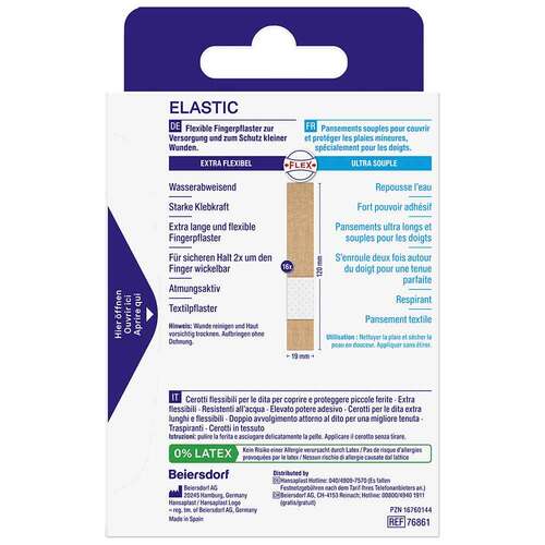 Hansaplast Elastic Finger Pflasterstrips - 2