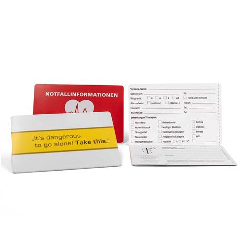 Notfall-Info-Kartenh&uuml;lle f&uuml;r die Gesundheitskarte - 2