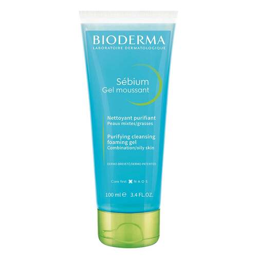 Bioderma Sebium Gel Moussant Reinigungsgel f&uuml;r unreine, &ouml;lige, zu Akne neigende Haut - 1