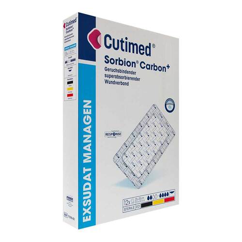 Cutimed Sorbion Carbon Wundverband 25x35 cm steril - 1