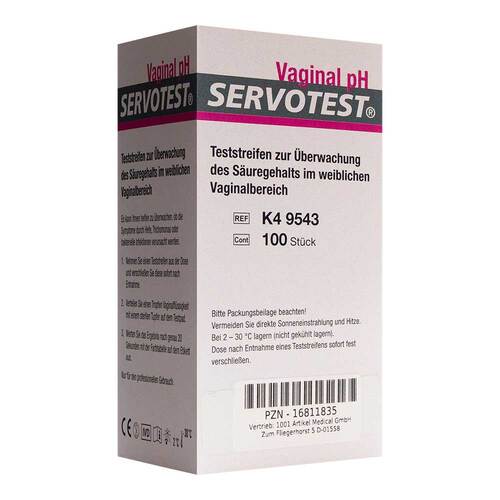 Servotest Vaginal pH-Teststreifen - 1