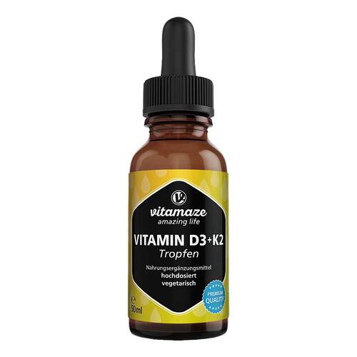 Vitamin D3 K2 1000 I.E. / 10 µg Tropfen hochdosiert - 1