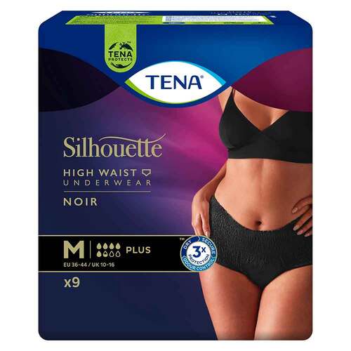 TENA® Silhouette HIGH WAIST NOIR Plus Pants M bei Inkontinenz - 1