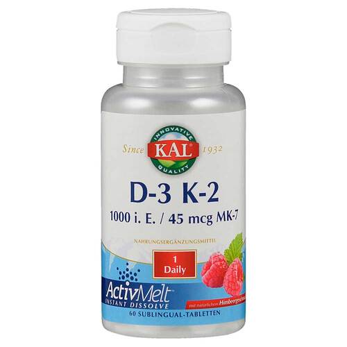 Vitamin D3 K2 1000 I.E. / 45 µg Activmelt Lutschtab. - 1