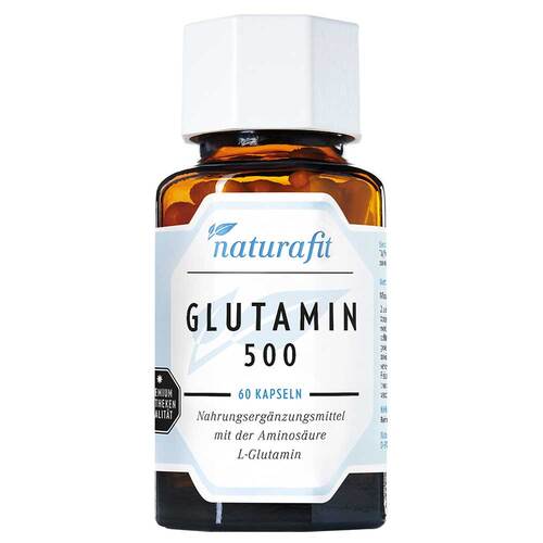 Naturafit Glutamin 500 mg Kapseln - 1