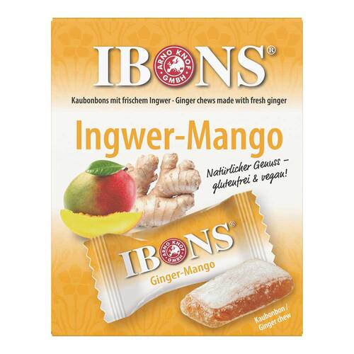 Ibons Ingwer Mango Box Kaubonbons - 1