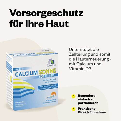 Calcium Sonne 500 Direkt Portionssticks - 2