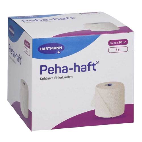 Peha-Haft Fixierbinde latexfrei 8 cmx20 m - 1