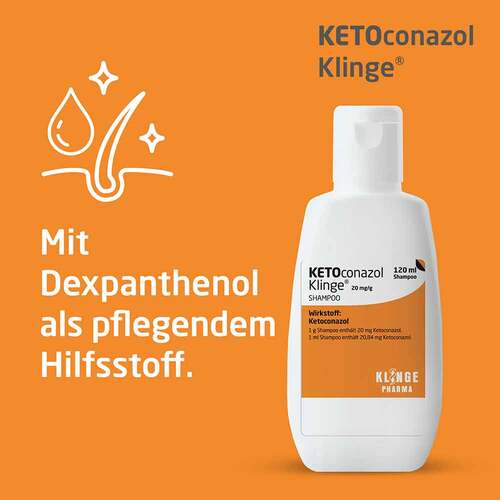 KETOconazol Klinge® Shampoo 20 mg/g - 4