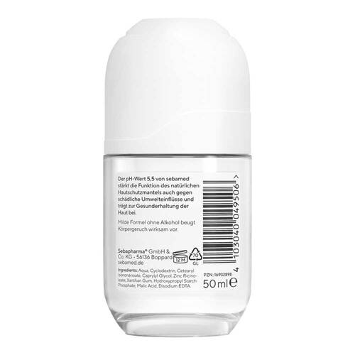 Sebamed Balsam Deo parf&uuml;mfrei Roll-on - 2