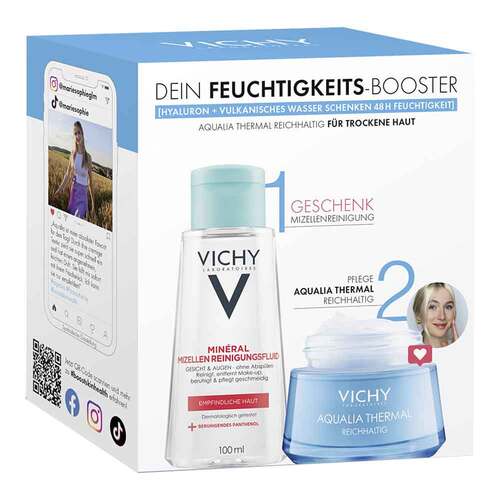 Vichy Aqualia Thermal reichhaltig + PT Mizelle Coffret - 1