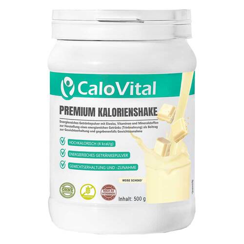 Calovital Premium Kalorienshake wei&szlig;e Schoko.Pulver  - 1